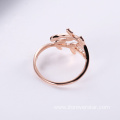 Elegant gold Plated wedding ring 925 Rings